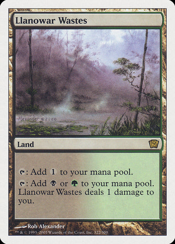 Llanowar Wastes [novena edición] 