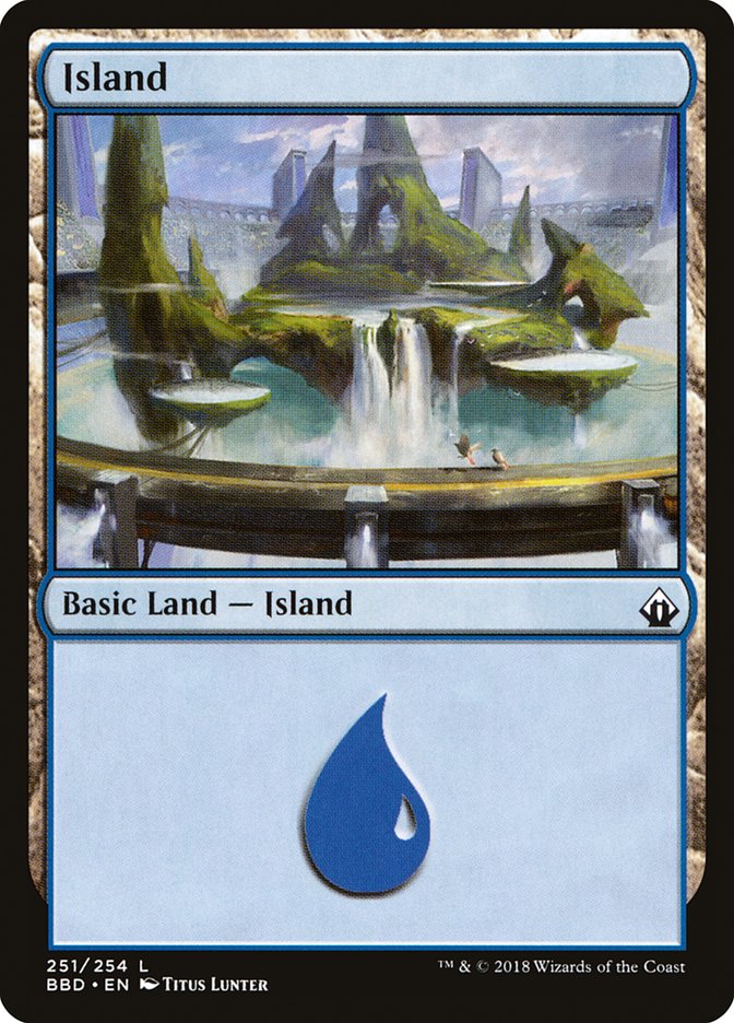 Island (#251) [Battlebond]