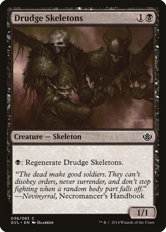 Drudge Skeletons (Garruk contre Liliana) [Duel Decks Anthology] 