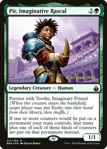 Pir, Imaginative Rascal  (Prerelease) [Battlebond Prerelease Promos]