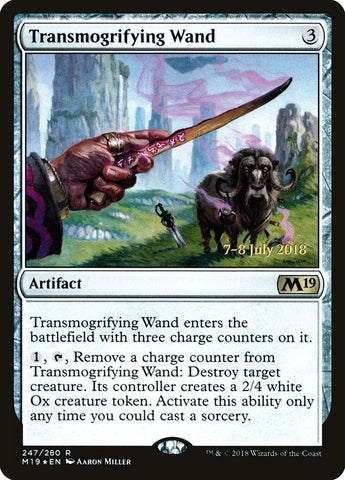 Transmogrifying Wand  (Prerelease) [Core Set 2019 Prerelease Promos]