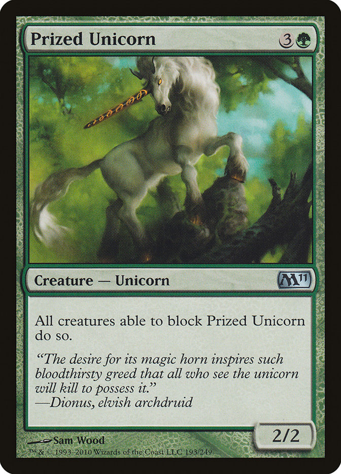 Licorne prisée [Magic 2011] 