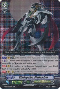 Blazing Lion, Platina Ezel (BT09/006EN) [Clash of Knights & Dragons]