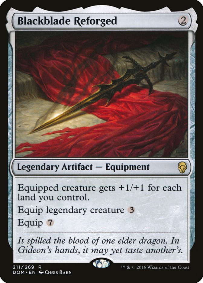 Blackblade Reforjado [Dominaria] 