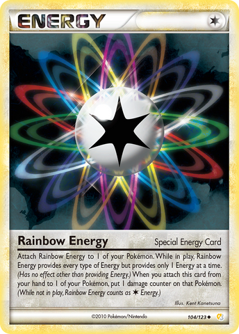 Rainbow Energy (104/123) [HeartGold &amp; SoulSilver : Ensemble de base] 