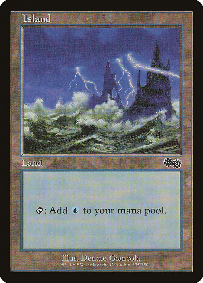 Island (#335) [Urza's Saga]