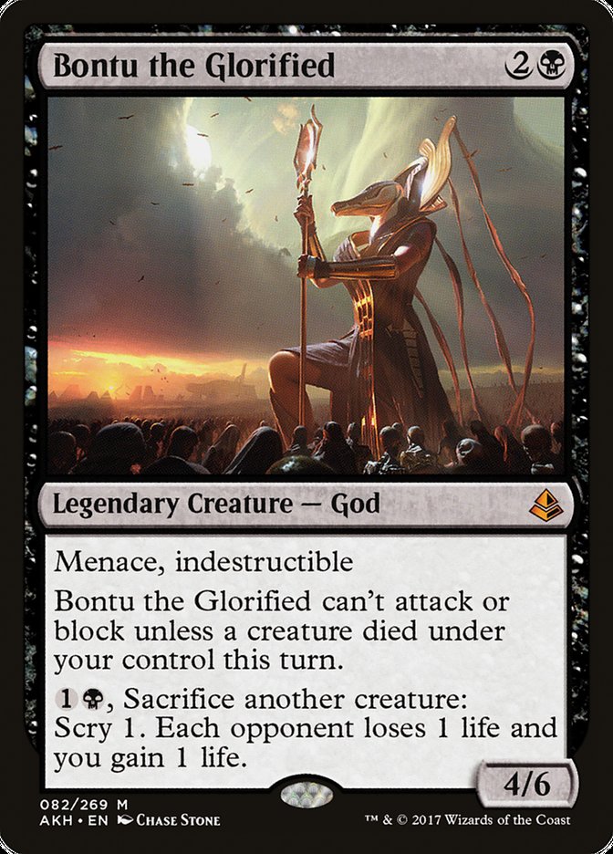 Bontu el Glorificado [Amonkhet] 