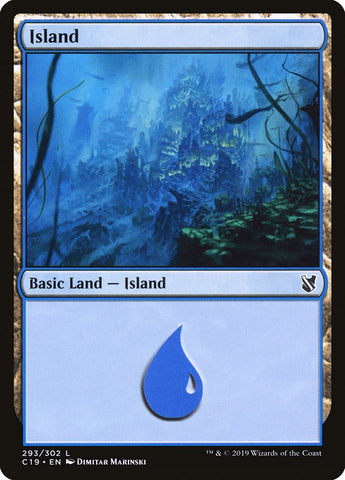 Island (#293) [Commander 2019]