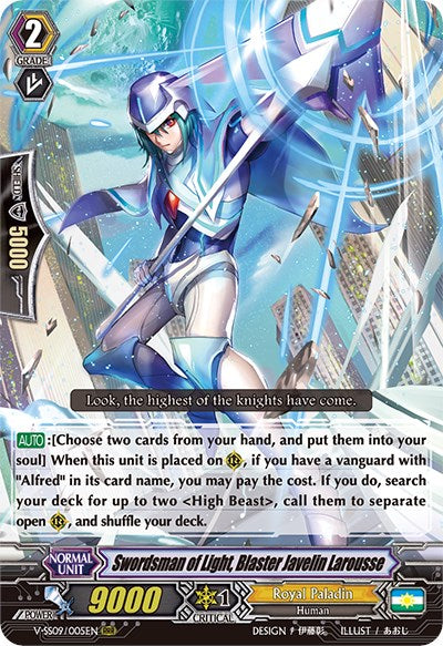 Swordsman of Light, Blaster Javelin Larousse (V-SS09/005EN) [Revival Selection]