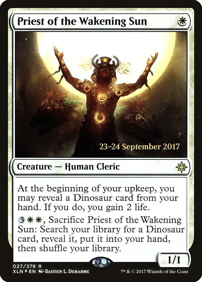 Sacerdote del sol que despierta (Prelanzamiento) [Promociones de presentación de Ixalan] 