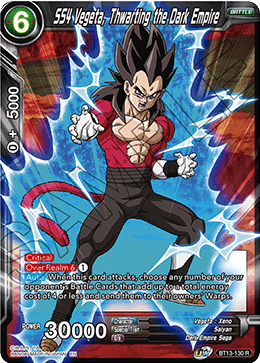 SS4 Vegeta, Contrecarrer l'Empire des Ténèbres (Rare) [BT13-130] 