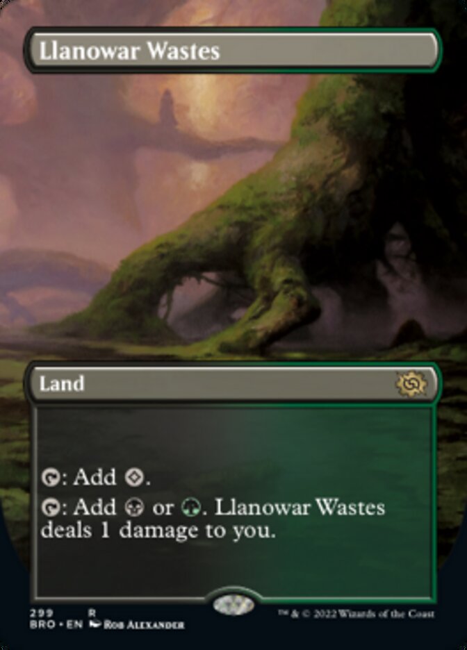 Llanowar Wastes (arte alternativo sin fronteras) [La guerra de los hermanos] 