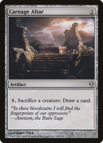 Altar de la matanza [Zendikar] 