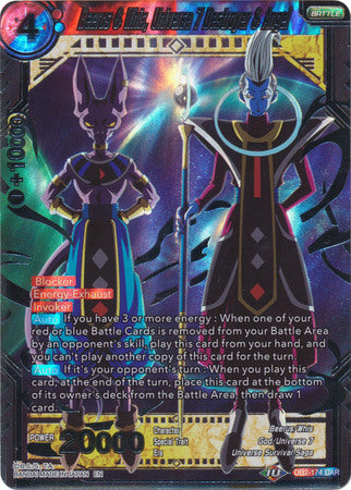 Beerus & Whis, Universe 7 Destroyer & Angel [DB2-174]