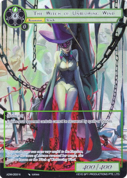 The Witch of Unblowing Wind (Full Art) (ADW-059) [Assault into the Demonic World]