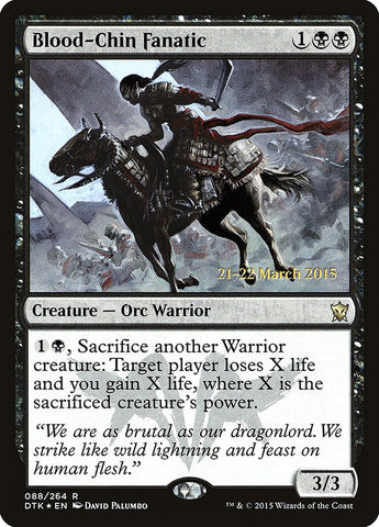 Blood-Chin Fanatic  (Prerelease) [Dragons of Tarkir Prerelease Promos]