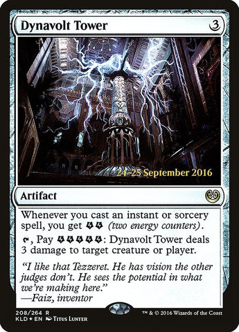 Dynavolt Tower  (Prerelease) [Kaladesh Prerelease Promos]