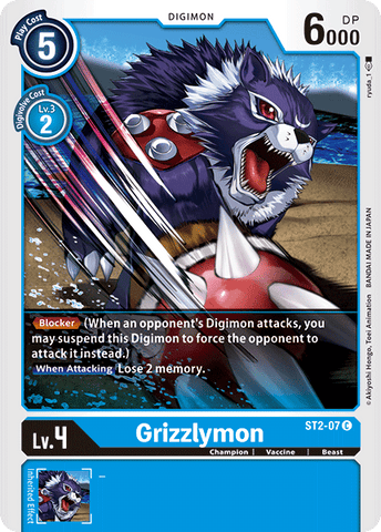 Grizzlymon [ST2-07] [Starter Deck: Cocytus Blue]