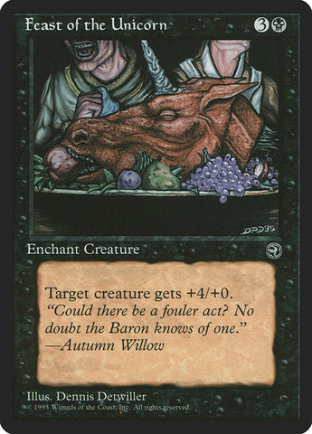 Feast of the Unicorn (Autumn Willow Flavor Text) [Homelands]