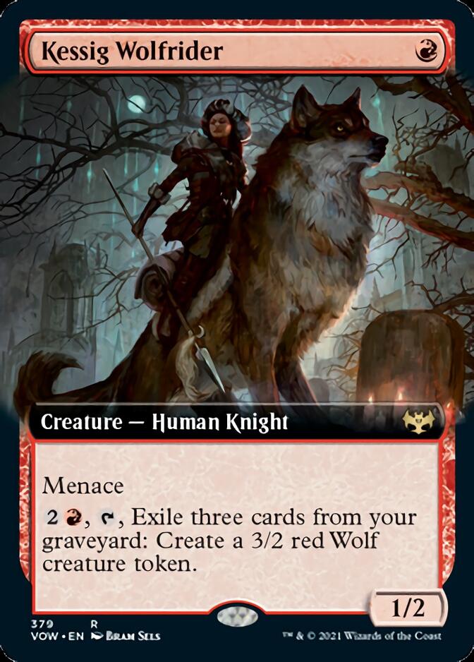 Kessig Wolfrider (Extendido) [Innistrad: Crimson Vow] 