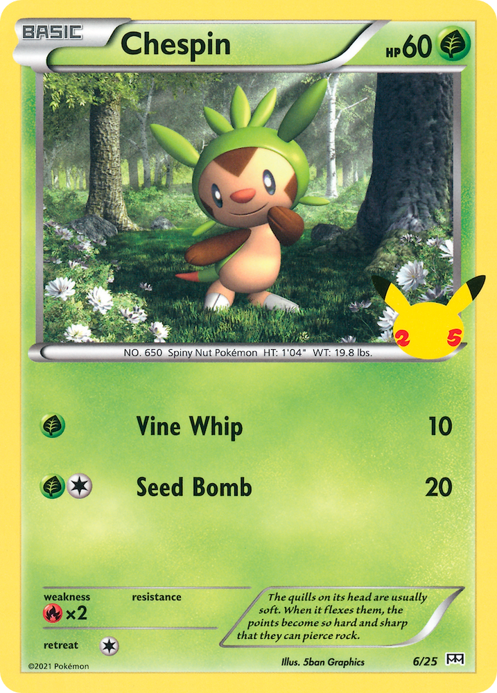 Chespin (6/25) [25 aniversario de McDonald's] 