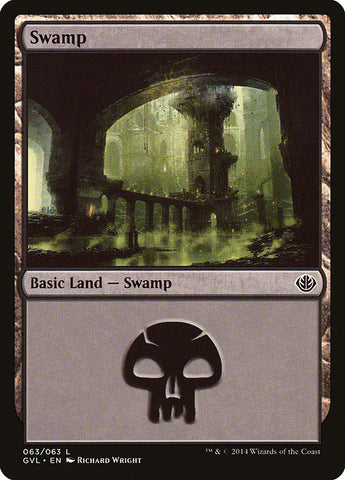 Swamp (63) (Garruk contre Liliana) [Duel Decks Anthology] 