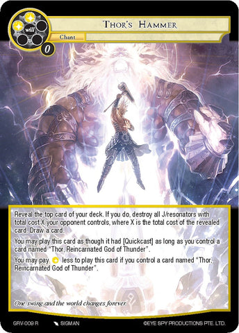 Thor's Hammer (GRV-009) [Game of Gods: Revolution]