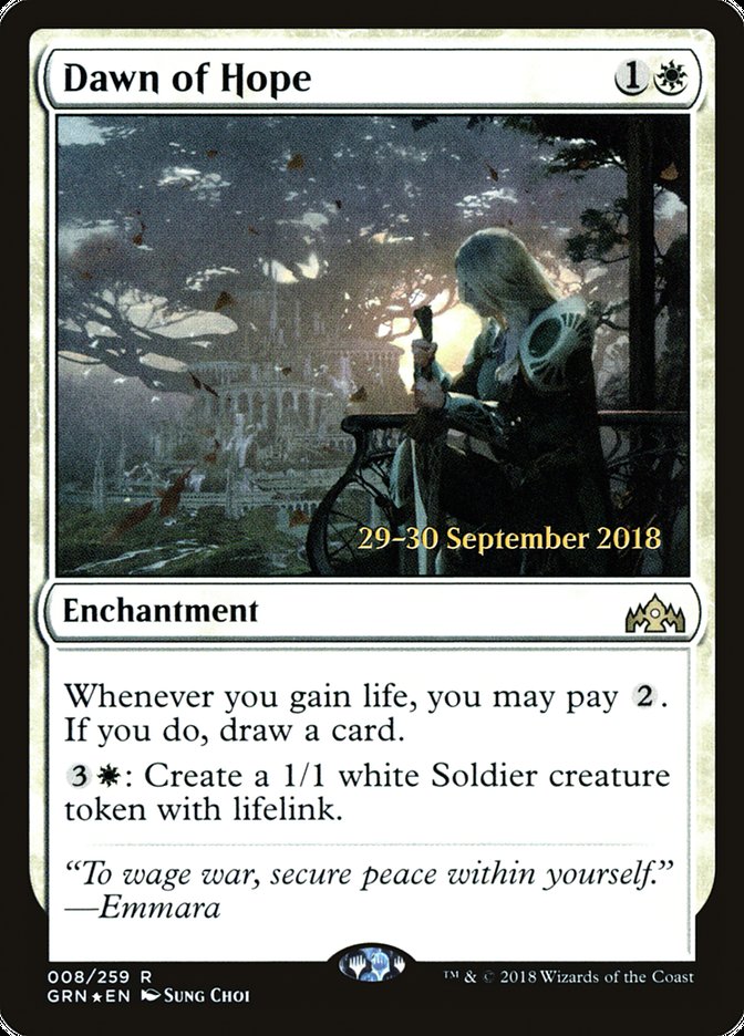 Dawn of Hope  (Prerelease) [Guilds of Ravnica Prerelease Promos]