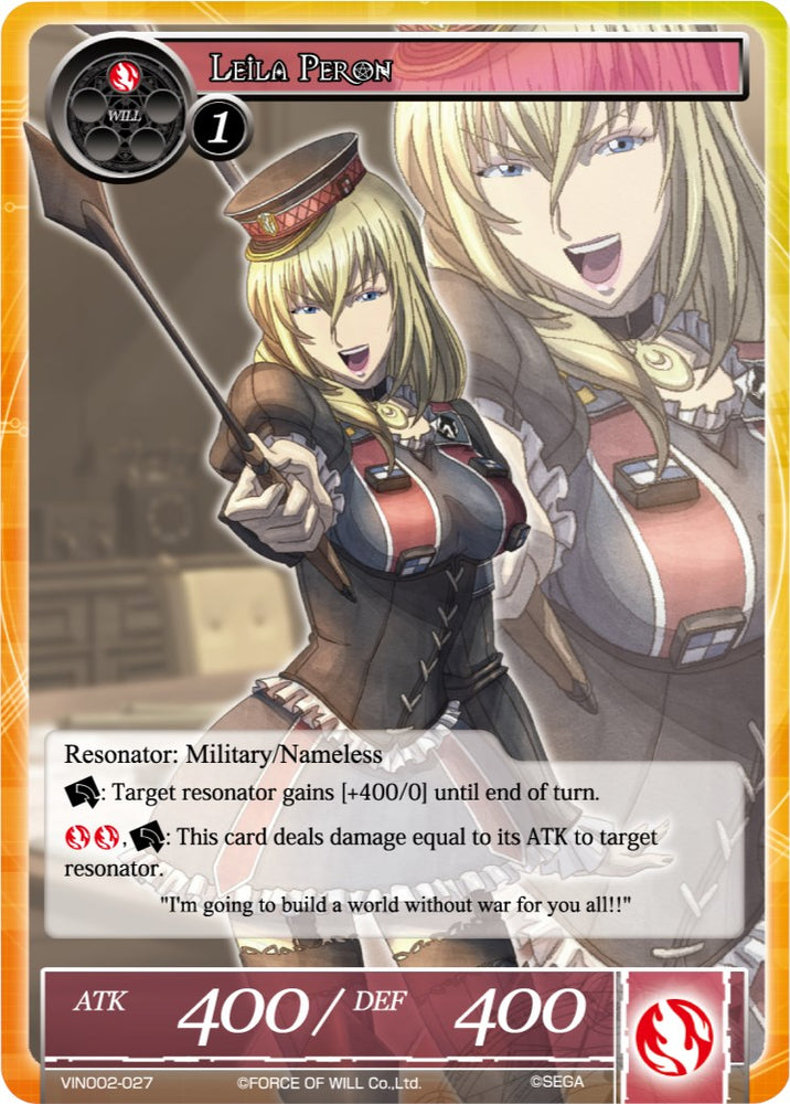 Leila Peron (VIN002-027) [Vingolf 2: Valkyria Chronicles]