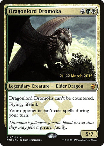 Dragonlord Dromoka (Avant-première) [Dragons of Tarkir Prerelease Promos] 