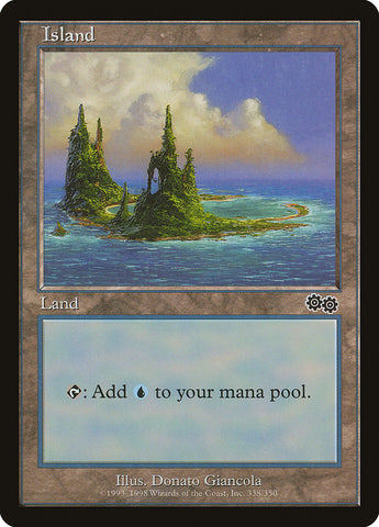 Island (#338) [Urza's Saga]