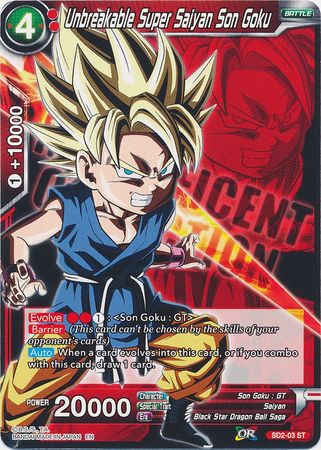 Super Saiyajin irrompible Son Goku [SD2-03] 