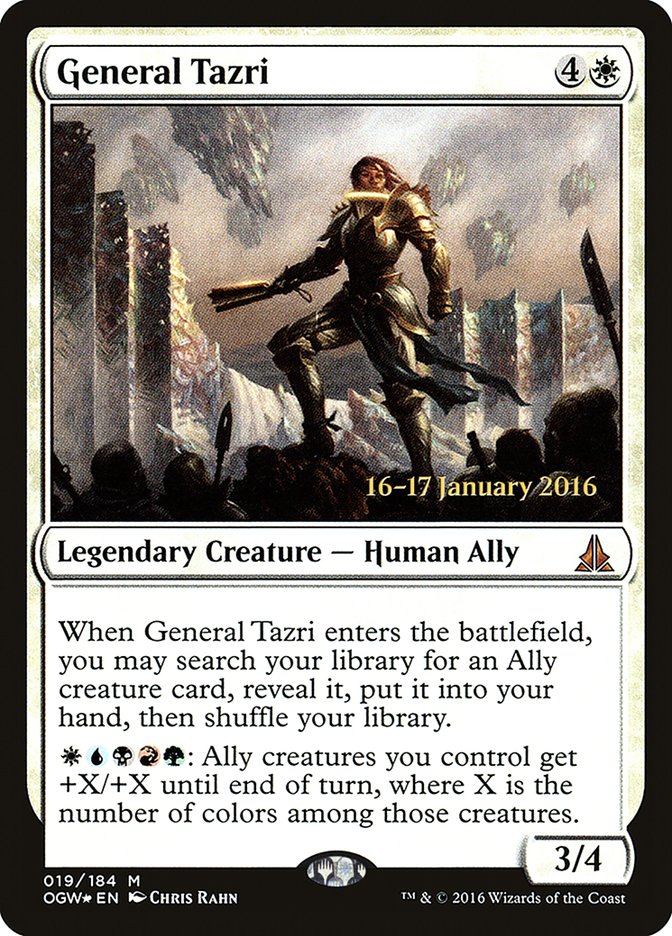 General Tazri (Prerelease) [Oath of the Gatewatch Prerelease Promos]