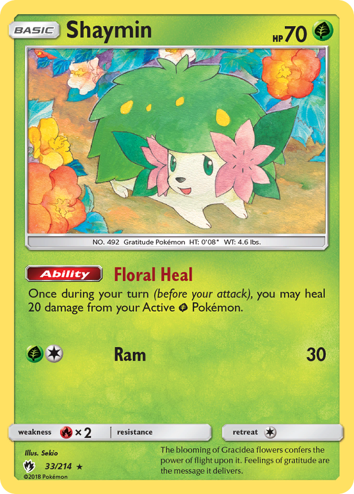 Shaymin (33/214) [Soleil et Lune : Tonnerre Perdu] 