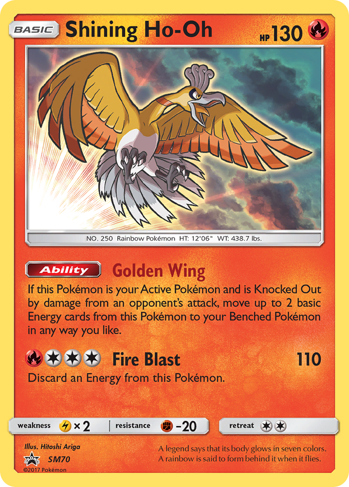 Shining Ho-Oh (SM70) [Promotions Soleil et Lune : Étoile noire] 