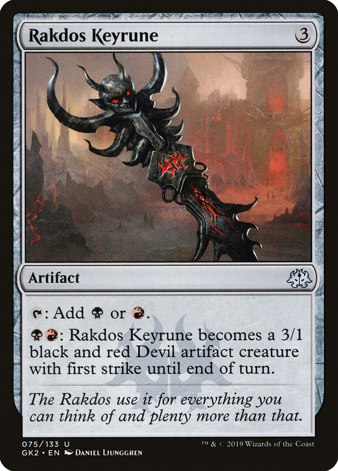 Rakdos Keyrune [Equipo de gremio de Lealtad de Rávnica] 