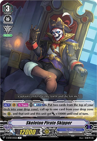 Skeleton Pirate Skipper (V-BT09/045EN) [Butterfly d'Moonlight]