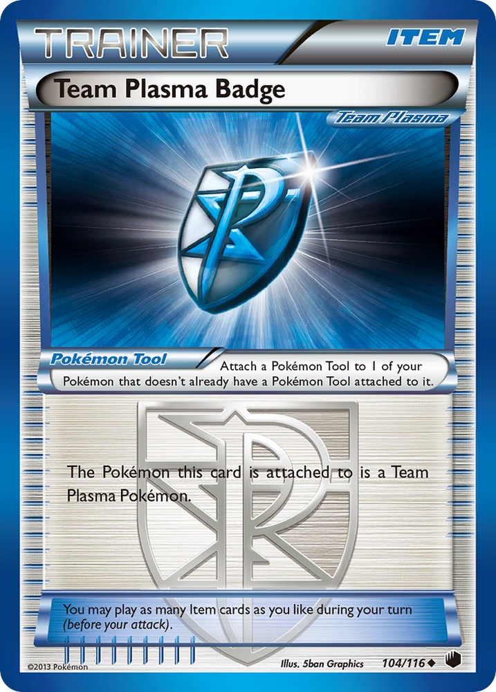 Insignia Team Plasma (104/116) [Blanco y negro: Plasma Freeze] 