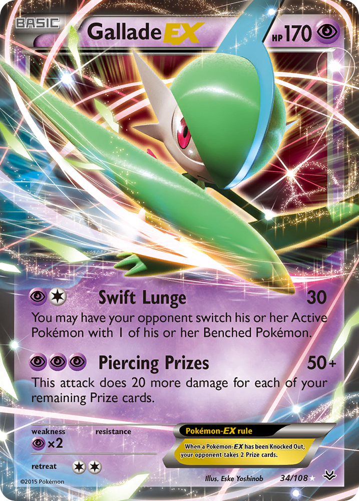 Gallade EX (34/108) [XY: Cielos rugientes] 