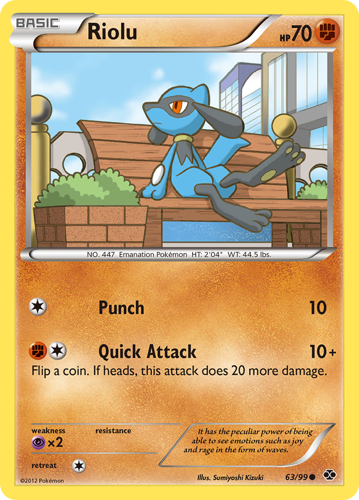 Riolu (63/99) [Noir &amp; Blanc : Prochaines Destinées] 