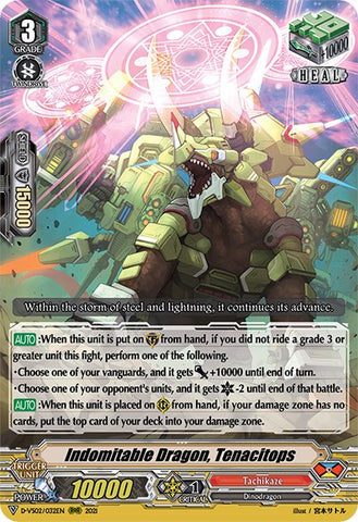 Indomitable Dragon, Tenacitops (D-VS02/032EN) [V Clan Collection Vol.2]