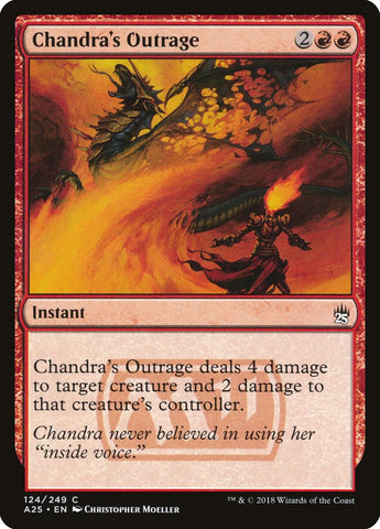 Outrage de Chandra [Maîtrise 25] 