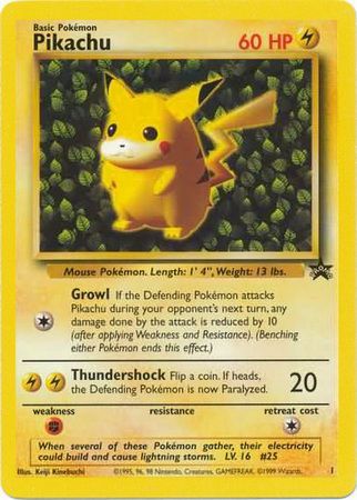 Pikachu (Promoción) (1) [Wizards: Black Star Promos] 