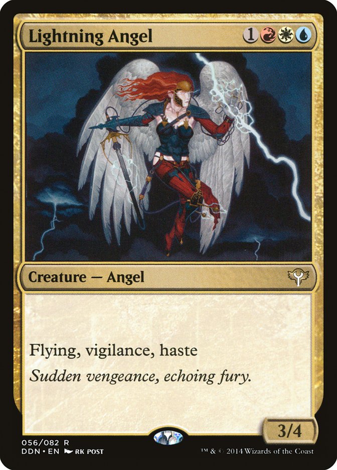 Lightning Angel [Duel Decks: Velocidad vs. Astucia] 