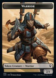 Guerrier // Jeton recto-verso Inkling [Commander Legends: Battle for Baldur's Gate Tokens] 