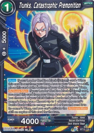 Trunks, prémonition catastrophique [BT12-135] 