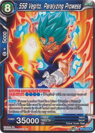 SSB Vegito, Paralyzing Prowess (BT10-045) [Rise of the Unison Warrior 2nd Edition]
