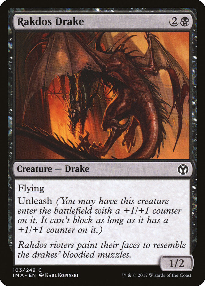 Rakdos Drake [Maîtres emblématiques] 