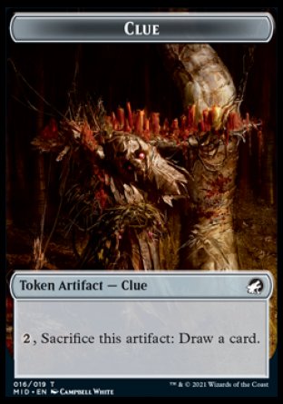 Indice // Jeton double face Treefolk [Innistrad : jetons de chasse de minuit] 