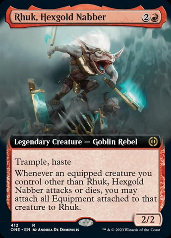 Rhuk, Hexgold Nabber (Extended Art) [Phyrexia: All Will Be One]